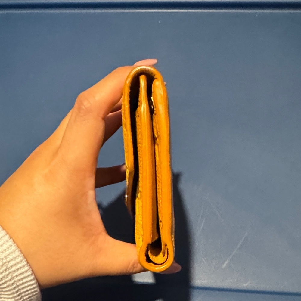 Louis Vuitton Mustard Yellow Embossed Wallet - Picture 2 of 8